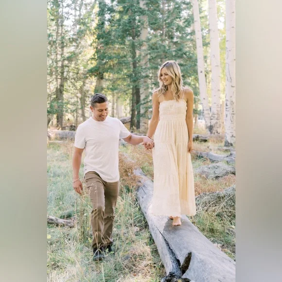 Cream dress - Picture 1 of 2